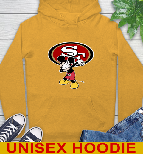 San Francisco 49ers NFL Football Dabbing Mickey Disney Sports Hoodie 3