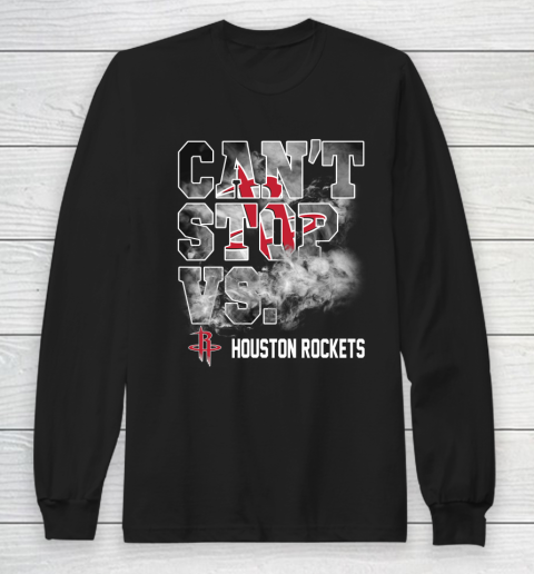 NBA Houston Rockets Basketball Can't Stop Vs Long Sleeve T-Shirt