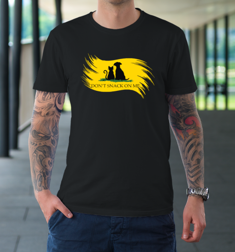 Don't Snack on Me Funny Cats Dogs, Pet T-Shirt