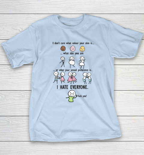 I Hate Everyone Youth T-Shirt 5