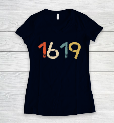 1619 Project Retro Women's V-Neck T-Shirt 2