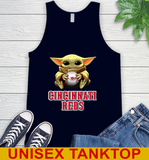 MLB Baseball Cincinnati Reds Star Wars Baby Yoda Shirt 72