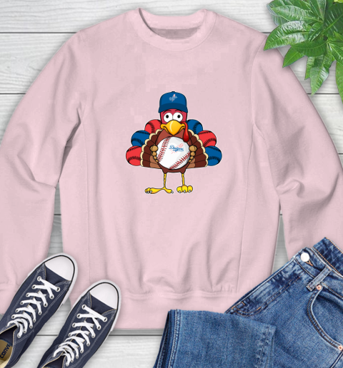 Los Angeles Dodgers Turkey thanksgiving Sweatshirt 9