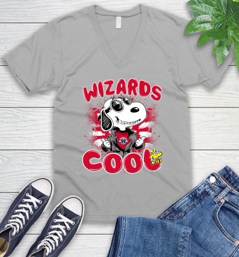 NBA Basketball Washington Wizards Cool Snoopy Shirt V-Neck T-Shirt 3