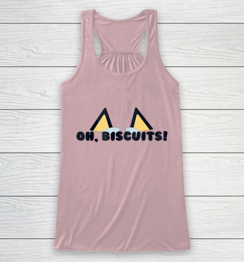 Bluey Oh Biscuits Mum Dad Cartoon Mother s Father s Day Racerback Tank 5
