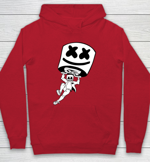 Red marshmallow hoodie on sale