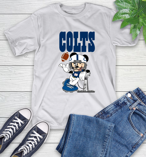 NFL Indianapolis Colts Mickey Mouse Disney Super Bowl Football T Shirt T-Shirt 12