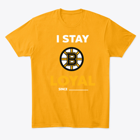2xoh boston bruins i stay loyal classic t shirt 2 front gold