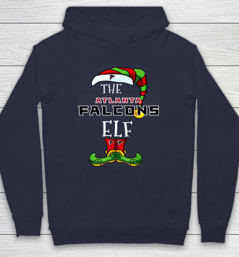 Atlanta Falcons Christmas ELF Funny NFL Hoodie 2