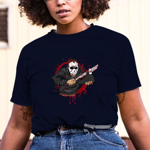 Air Jordan 5 Pinnacle Black Matching Sneaker Tshirt Jason Voorhees Black Jordan Tshirt