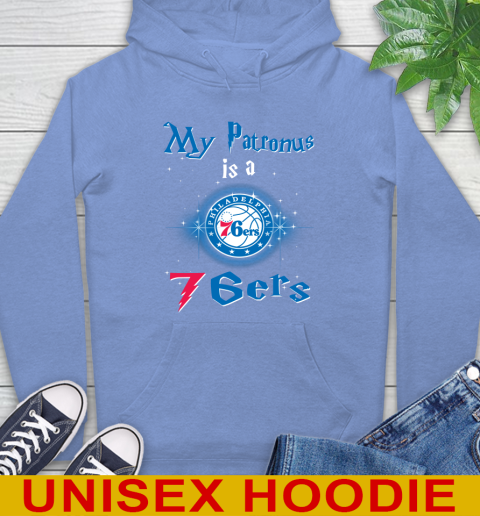NBA Basketball Harry Potter My Patronus Is A Philadelphia 76ers Hoodie 11