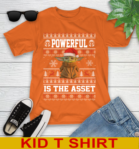 Powerful Is The Asset Baby Yoda Christmas Star Wars Shirts 104