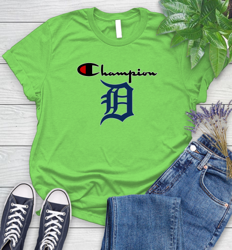 MLB Baseball Detroit Tigers Champion Shirt Women's T-Shirt 7