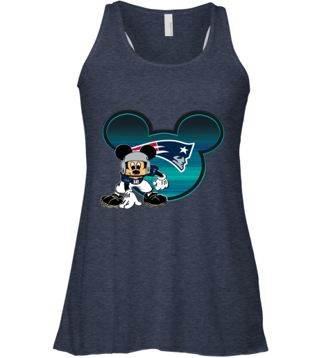 NFL New England Patriots Mickey Mouse Disney Football T Shirt p6NPYwqEUmO flowy tank 32 95 151514 front heather navy