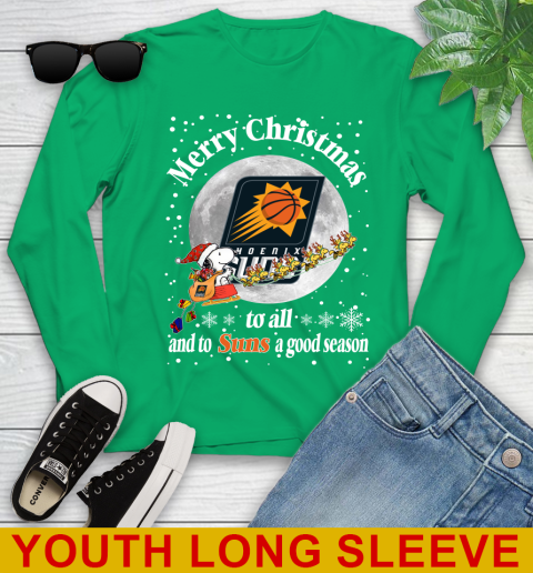 Phoenix Suns Merry Christmas To All And To Suns A Good Season NBA Basketball Sports Youth Long Sleeve 7