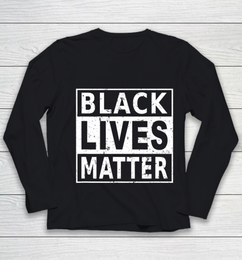 Black Lives Matter BLM Black History Power Pride Protest Youth Long Sleeve