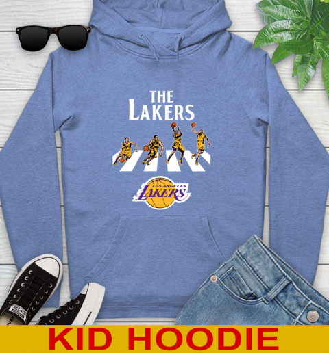 NBA Basketball Los Angeles Lakers The Beatles Rock Band Shirt Youth Hoodie 12