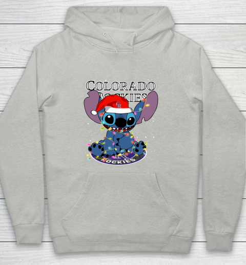 Colorado Rockies MLB noel stitch Baseball Christmas Youth Hoodie