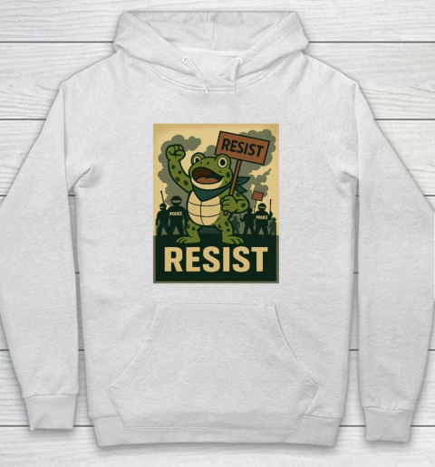 Resist Portland Frog Stand With Frog Digital Protest Shirt Hoodie