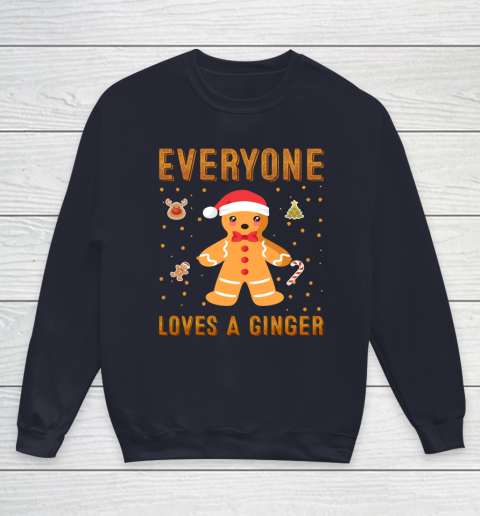 Everyone Loves A Ginger Funny Christmas Youth Sweatshirt 2