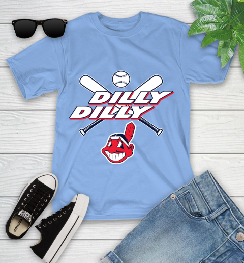 MLB Cleveland Indians Dilly Dilly Baseball Sports Youth T-Shirt 11