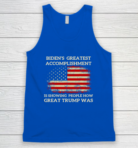 Funny Biden's Greatest Accomplishment Is Showing Trump 2024 Tank Top 3