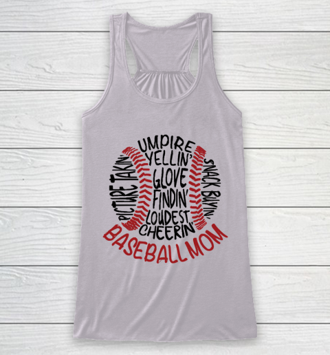 Mother's Day Funny Gift Ideas Apparel  Baseball Mom 2 T Shirt Racerback Tank 3