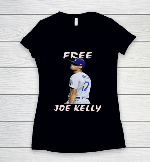 Free Joe Kelly Shirt Women's V-Neck T-Shirt