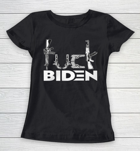 Fuck Biden Gun Control Women's T-Shirt