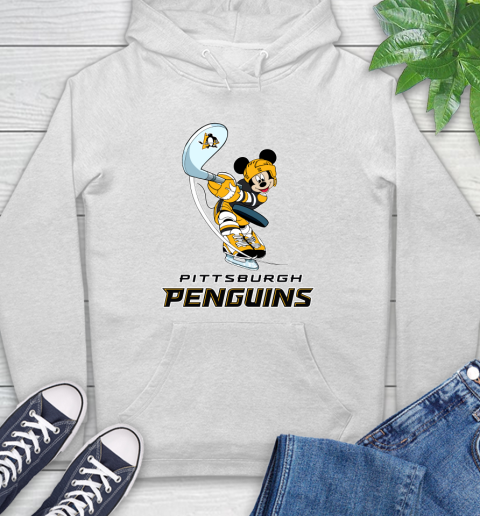 NHL Hockey Pittsburgh Penguins Cheerful Mickey Mouse Shirt Hoodie 3 NHL Hockey Pittsburgh Penguins Cheerful Mickey Mouse Shirt Hoodie - Image 3