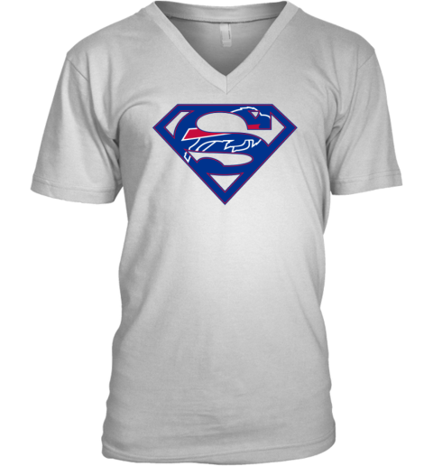 Buffalo Bills Superman S V-Neck T-Shirt
