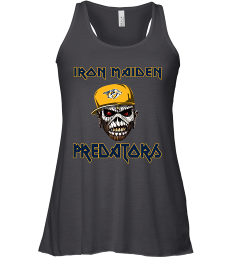 NHL Nashville Predators Iron Maiden Rock Band Music Hockey Sports s7BwKoPyLCR flowy tank 32 95 151514 front black