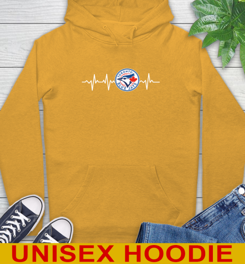 Toronto Blue Jays MLB Baseball Heart Beat Shirt Hoodie 2