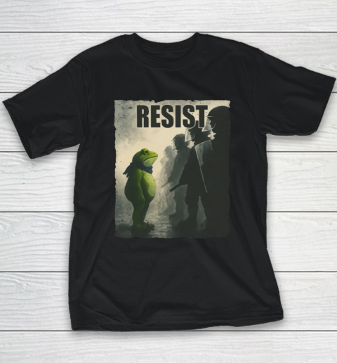 Resist Portland Frog Protest Shirt Youth T-Shirt