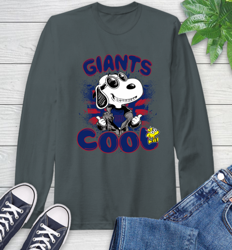 NFL Football New York Giants Cool Snoopy Shirt Long Sleeve T-Shirt 7