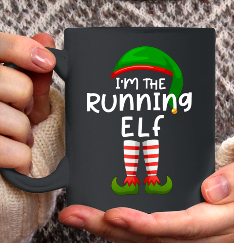 I m The Running Elf Funny Elf Family Matching Christmas Ceramic Mug 11oz