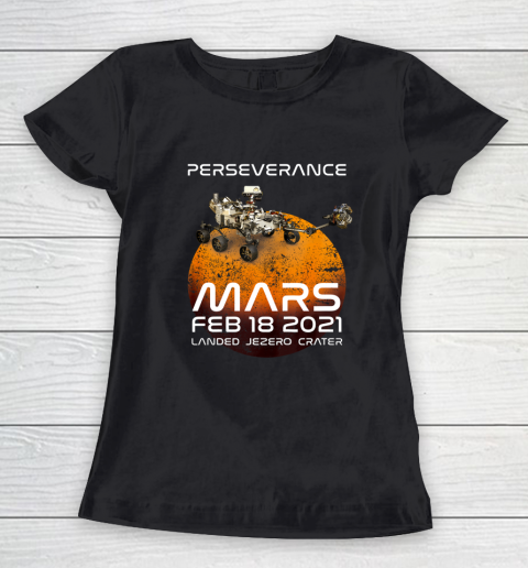 Perseverance Mars Rover Landing 2021 Nasa Mission Women's T-Shirt