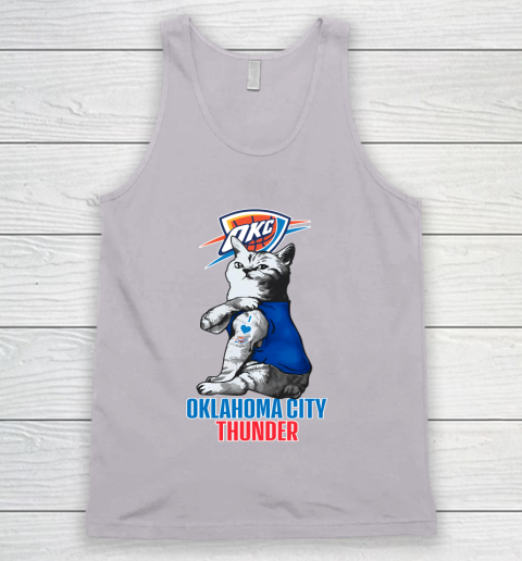 NBA Basketball My Cat Loves Oklahoma City Thunder Tank Top 4 NBA Basketball My Cat Loves Oklahoma City Thunder Tank Top - Image 4