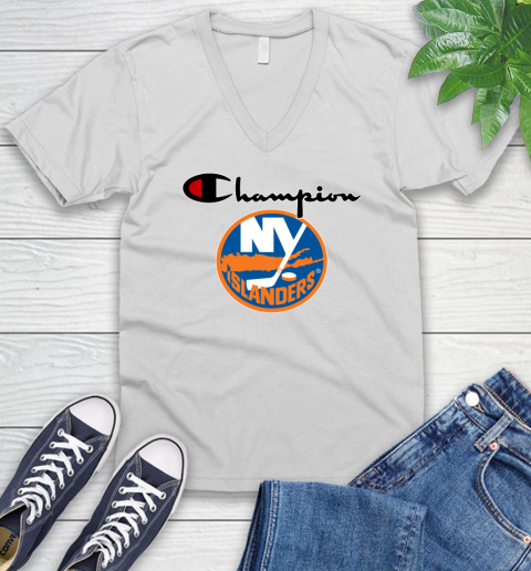 NHL Hockey New York Islanders Champion Shirt V-Neck T-Shirt