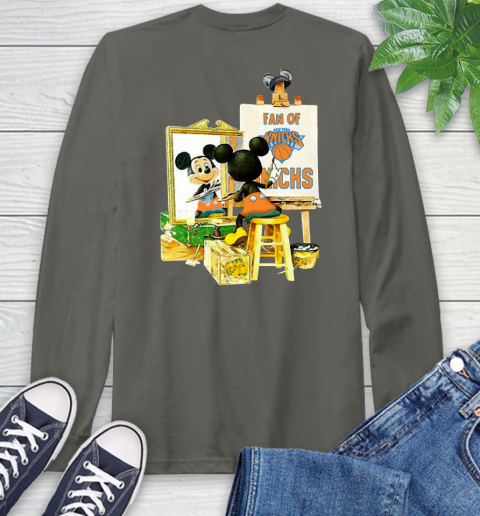 NBA Basketball New York Knicks Mickey Drawing Shirt 63