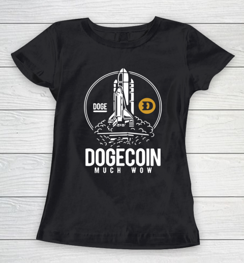 Dogecoin Rocket To The Moon Women's T-Shirt