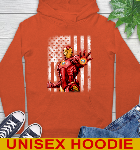 New York Islanders NHL Hockey Iron Man Avengers American Flag Shirt Hoodie 4