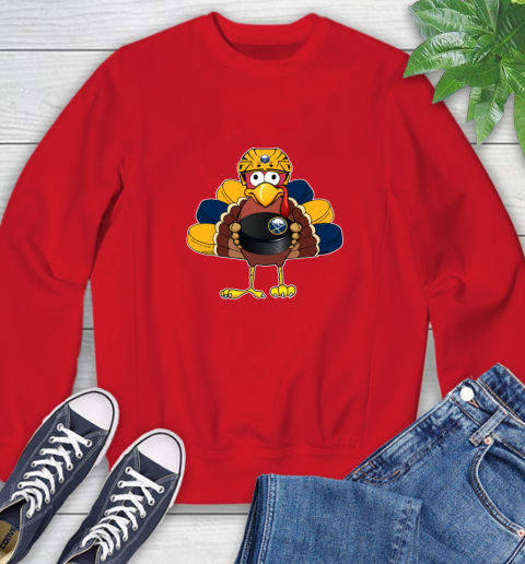 Buffalo Sabres Turkey Thanksgiving Day Sweatshirt 10