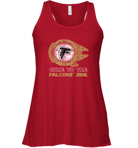 NFL Come To The Atlanta Falcons Wars Football Sports Racerback Tank 9m82 nfl come to the atlanta falcons wars football sports flowy tank 32 front red