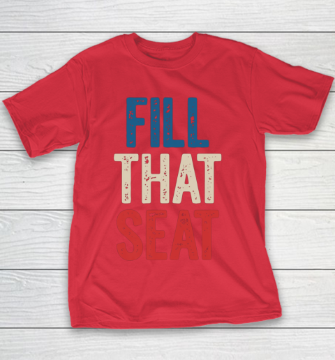 Fill That Seat Vintage North Carolina NC Fill The Seat Retro Youth T-Shirt 7