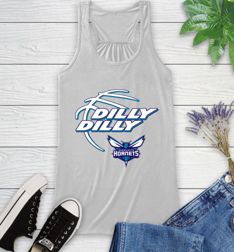 NBA Charlotte Hornets Dilly Dilly Basketball Sports Racerback Tank