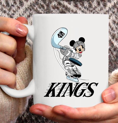 NHL Hockey Los Angeles Kings Cheerful Mickey Mouse Shirt Ceramic Mug 15oz 2