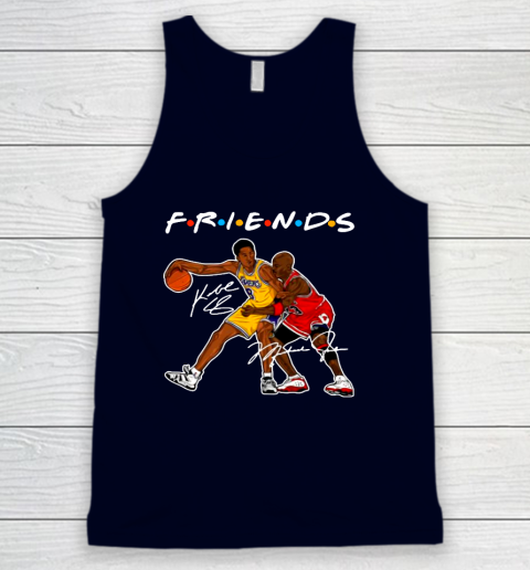 Michael Jordan And Kobe Bryant Friends Signatures Tank Top 2