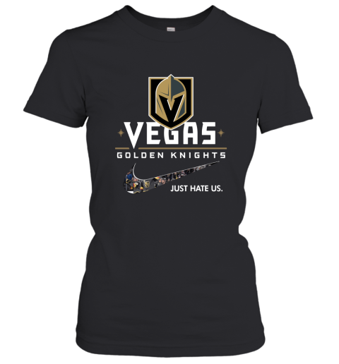 NHL Team Vegas Golden Knights x Nike Just Hate Us Hockey Women's T-Shirt