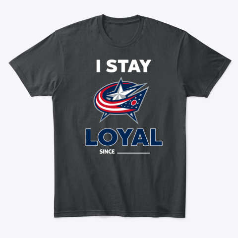 t42p columbus blue jackets i stay loyal classic t shirt 2 front black